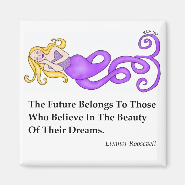 Dream-Mer Mermaid Magnet (Front)