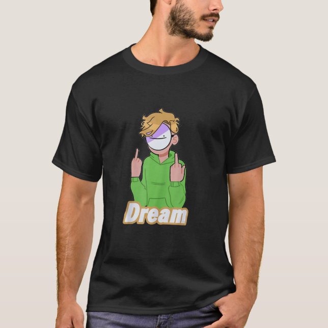Dream Merch Smp Cosplay Japanese Play Gamer For Fa T-Shirt (Front)