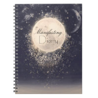 Dream Moon Magic Cosmic Manifesting Diary Journal