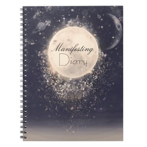 Dream Moon Magic Cosmic Manifesting Diary Journal