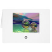 Dream ocean card (Back Horizontal)