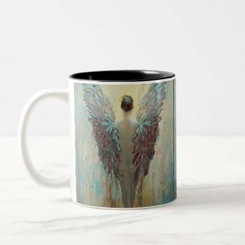 dream of angel Two_Tone coffee mug