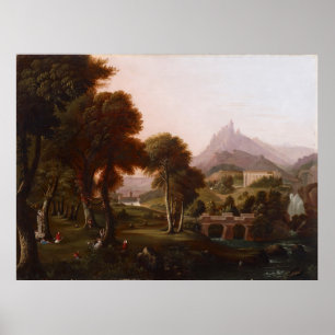 Dream of Arcadia (1838) — Thomas Cole Poster