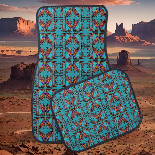 Dream of Butterflies Emblem  Car Floor Mat (Creator Uploaded)