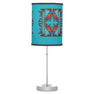 Dream of Butterflies Emblem Table Lamp