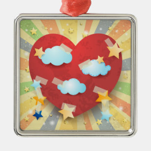 Dream of Love Metal Ornament