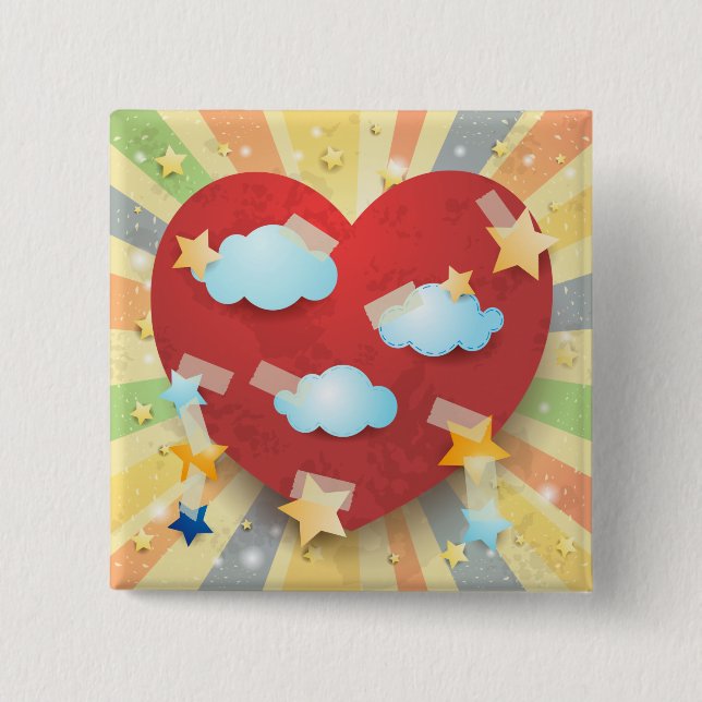 Dream of Love Pinback Button (Front)