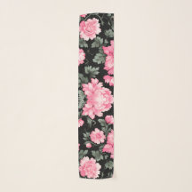 Dream of Pink Flowers Scarf