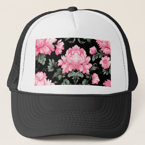 Dream of Pink Flowers Trucker Hat