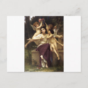 Dream of Spring by William-Adolphe Bouguereau Postcard