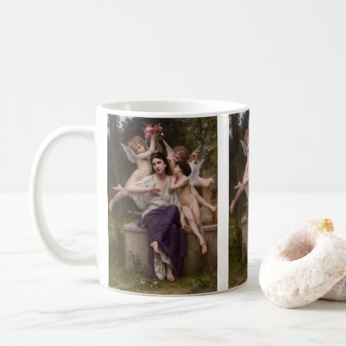 Dream of Spring Rve de Printemps by Bouguereau Coffee Mug