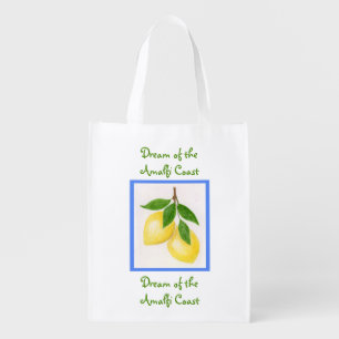 Dream of the Amalfi Coast Reusable Grocery Bag
