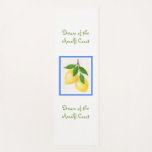 Dream of the  Amalfi Coast Yoga Mat<br><div class="desc">Dream of the Amalfi Coast YOGA MAT. This fun, upbeat handpainted watercolor design features fresh, bright yellow lemons and lush green leaves. Transport yourself to a delightful coastal spot in Italy. Give this fun design as a gift and keep one for yourself. I love painting! I hope you enjoy my...</div>