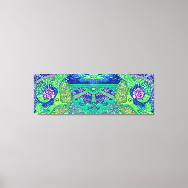 Dream of the full moon canvas print (Front)