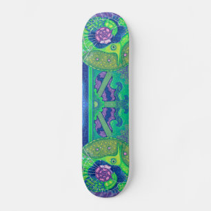 Dream of the full moon skateboard deck
