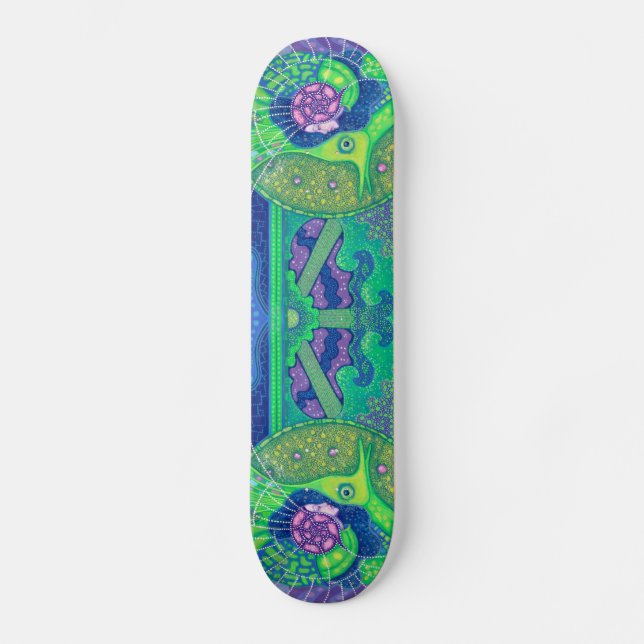 Dream of the full moon skateboard deck (Front)