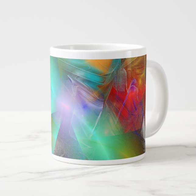 'Dream of the Partechnicon' Giant Coffee Mug (Front Right)