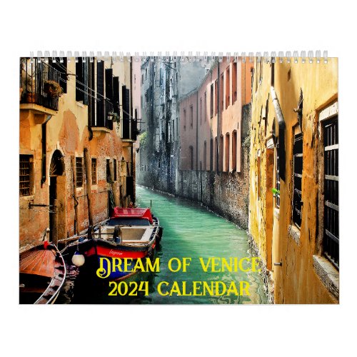 DREAM OF VENICE 2024 Calendar