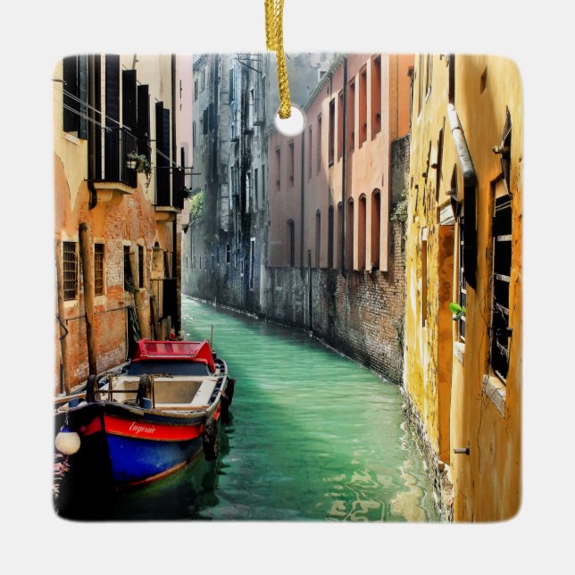 DREAM OF VENICE Ceramic Ornament (Front)