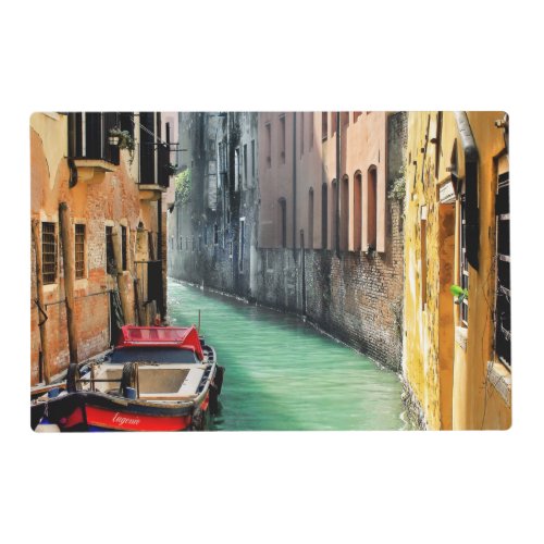 DREAM OF VENICE Laminated Placemat