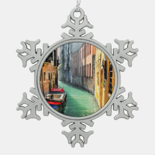 DREAM OF VENICE Snowflake Framed Ornament