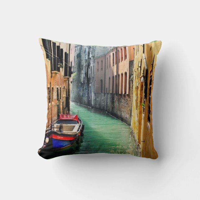 DREAM OF VENICE Throw Pillow (Front)