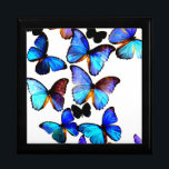 Dream On/Butterflies Jewelry Box<br><div class="desc">Digital art design.</div>