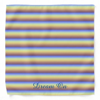 Dream On Soft Stripes Pattern Bandana