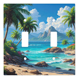 Dream On, Tropical Paradise, Light Switch Cover