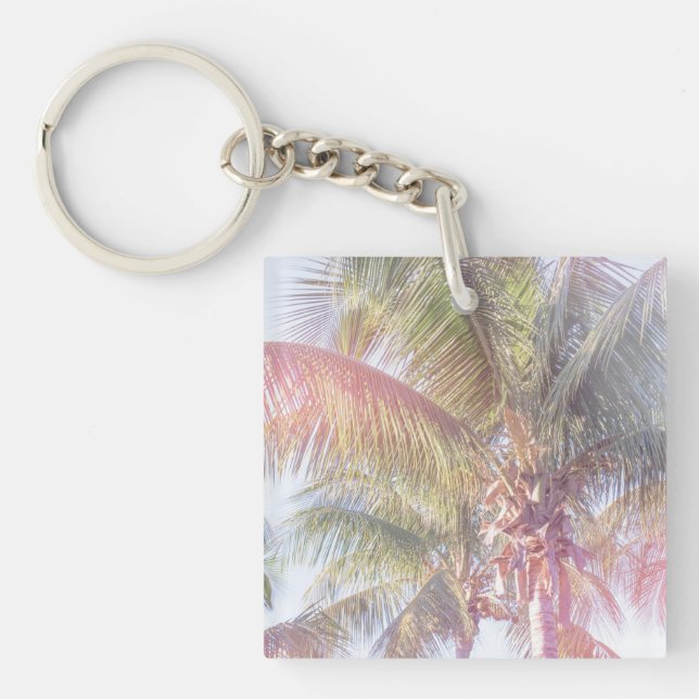 Dream Palm Tree Keychain (Front)