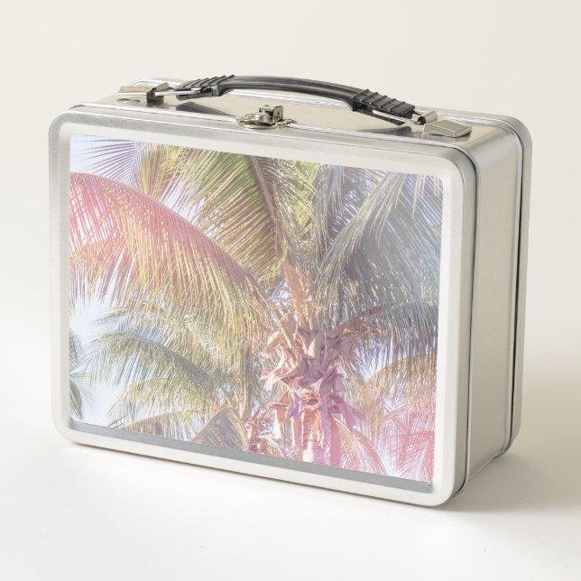 Dream Palm Tree Metal Lunch Box (Front)
