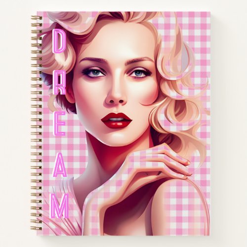 Dream Pink Girl Boss Notebook