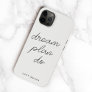 Dream Plan Do | Modern Minimalist Simple Gray Case-Mate iPhone 14 Case