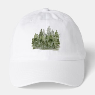 Dream Plan Do Watercolor Forest Hat