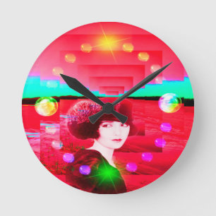 Dream Planet Round Clock