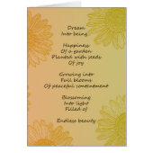 Dream Poem (Front)