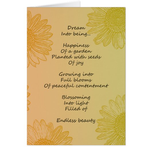 Dream Poem Cards (Front)