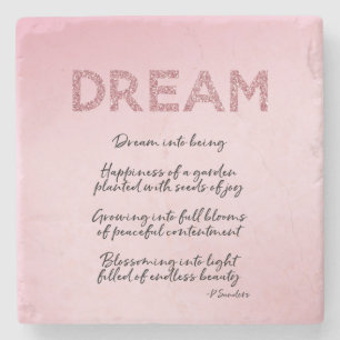 Dream Poem     Stone Coaster