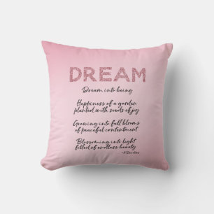 Dream Poem   Throw Pillow