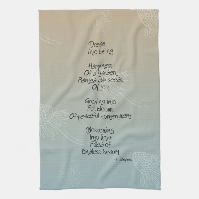 Dream Poem Towel (Vertical)