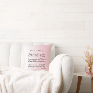 Dream Poem (written by me) Throw Pillow