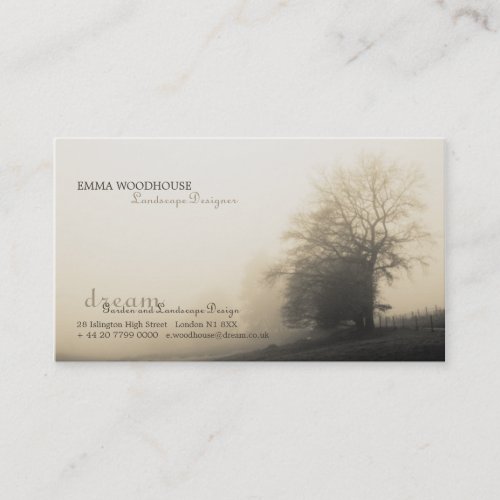 Dream - Poetic Business Card