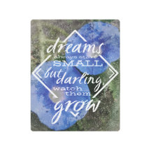 Dream quote inspirational nursery art baby gift