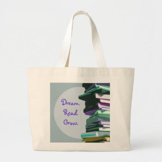 Dream. Read. Grow. Book Stack - Bag