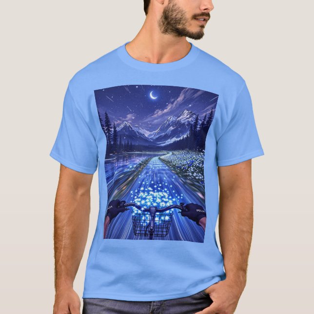 Dream Ride Through the Starry Night T-Shirt (Front)