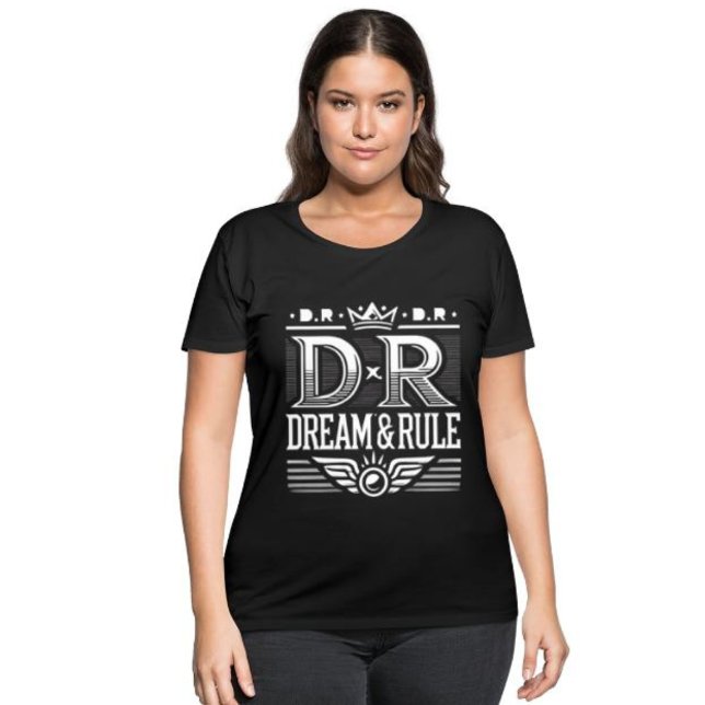 Dream & Rule Curvy T-Shirt (Dream & Rule Curvy T-shirt for Women)