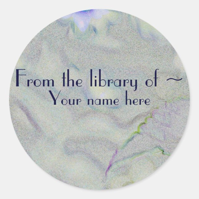 Dream Scene Bookplate Personalized (Front)