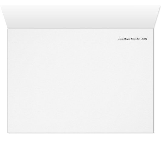 Dream Series: Ahau Card (Inside Horizontal (Bottom))