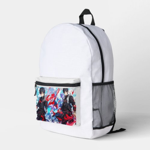 Dream shaper anime boy printed backpack