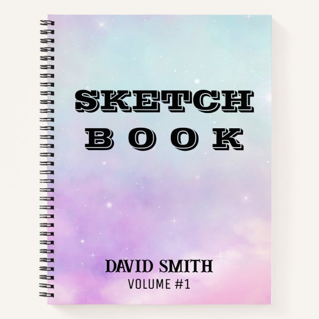 Dream Space Galaxy Notebook (Front)